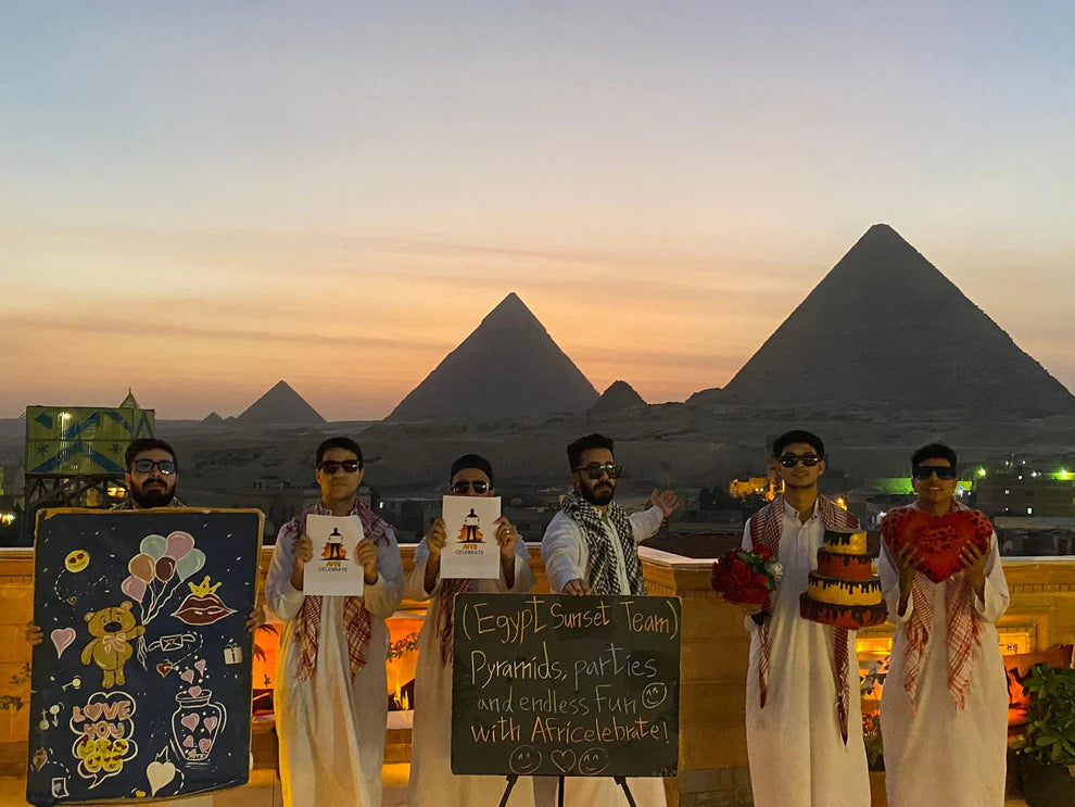 Vídeo de saludo personalizado desde Egipto